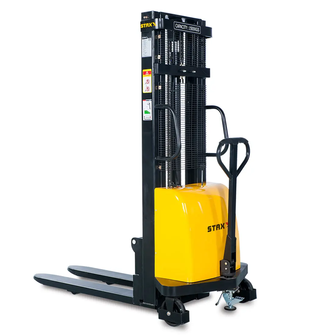 DYC Semi Electric Fork Over Stacker