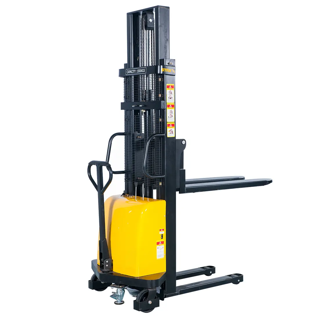 DYC Semi Electric Fork Over Stacker