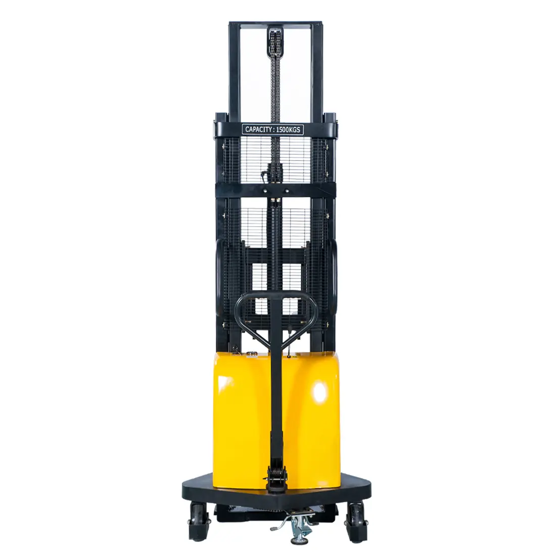 DYC Semi Electric Fork Over Stacker