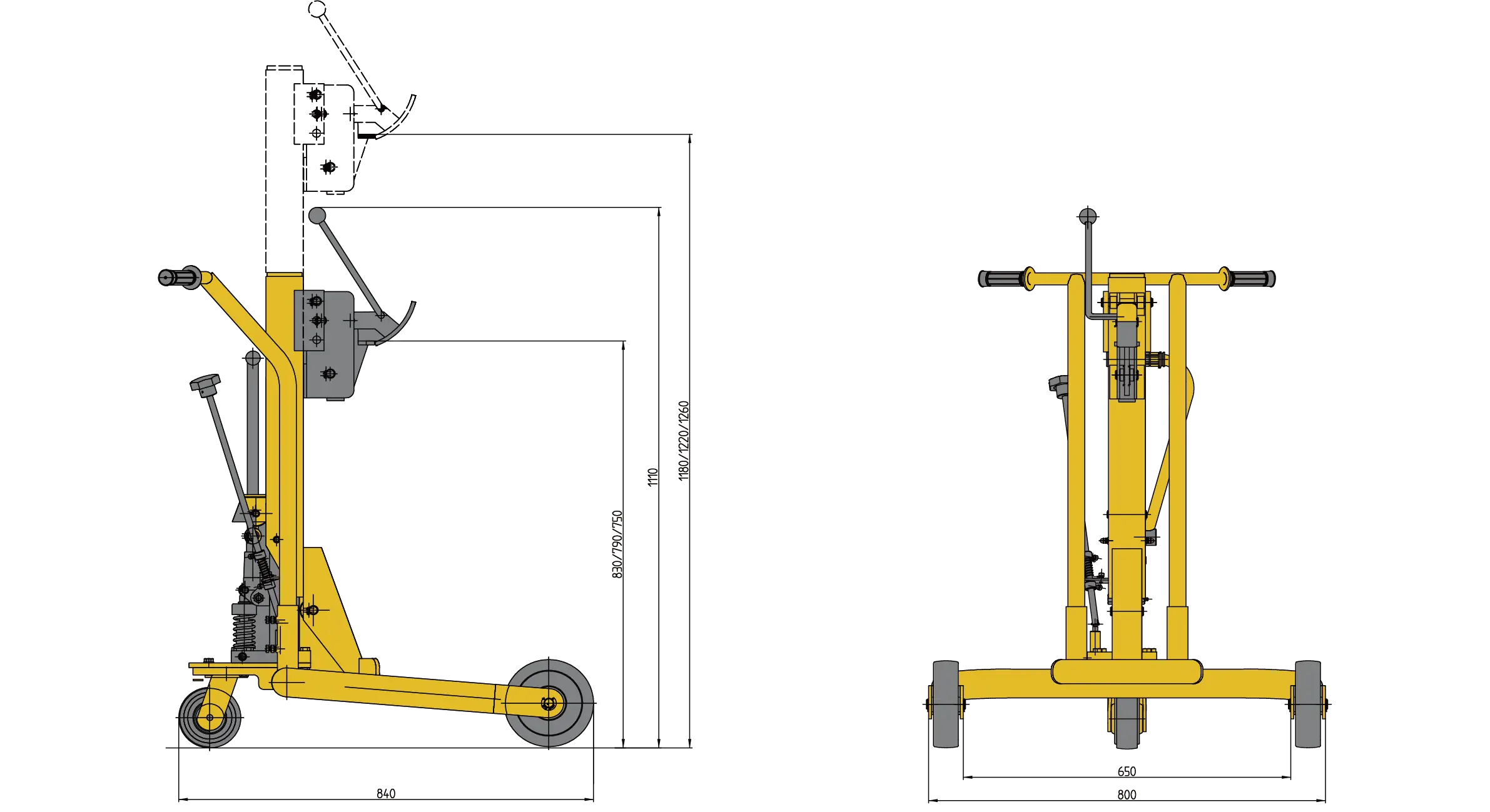 DY35A Manual Drum Stacker (2)ezv