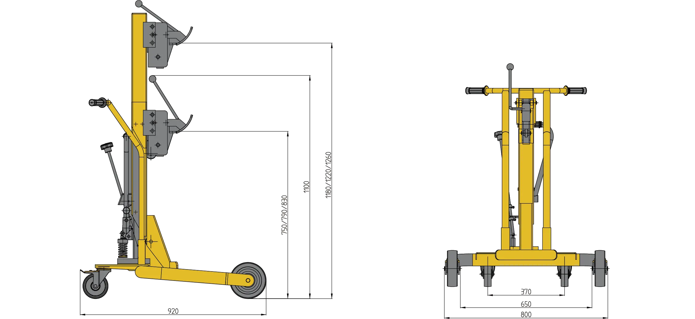 DY35C Manual Drum Stacker (2)o4d